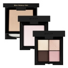Bikor Glow Skin ZESTAW Puder - N°5 Honey (miodowy) 8 g + Rozświetlacz 8 g + Cienie do powiek - ​N°4 Marry me 4x2g