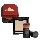 Bikor Oslo Duo + Egyptische Erde ZESTAW Puder - N°5 Honey (miodowy) 8 g + Pędzel do pudru Oslo + Ziemia Egipska 14 g