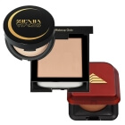 Bikor Perfect Make Up ZESTAW Bikor Ziemia Egipska 13 g + Ziemia rozświetlająca 10 g + Puder - N°6 Deep honey (brzoskwiniowy) 8 g