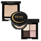 Bikor Skin Glow Effect ZESTAW Puder - N°5 Honey (miodowy) 8 g + Ziemia rozświetlająca 10 g + Cienie do powiek - ​N°4 Marry me 4x2g