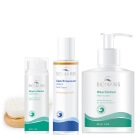 Biomaris Wash Lotion + Facial Toner + Algae Mask + Bambusowa szczotka Topestetic ZESTAW Żel myjący 300 ml + Tonik 100 ml + Maska algowa 50 ml + Szczotka do mycia twarzy 1 szt