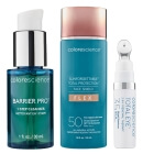 Colorescience Face Shield ZESTAW Korektor pod oczy 3 w 1 (kolor Medium) 7 ml + Minerały w emulsji do twarzy (kolor medium) 55 ml + Żel oczyszczający 30 ml GRATIS