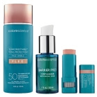 Colorescience Favorite Set ZESTAW Minerały (kolor medium) 55 ml + Balsam do ust oraz policzków (kolor Blush) 9 g + Żel oczyszczający 30 ml GRATIS