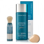 Colorescience Total Protection Set ZESTAW Minerały w emulsji do twarzy SPF50 (kolor Glow) 55 ml + Puder wchłaniający nadmiar sebum SPF 30/PA+++ 4,3 g