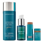 Colorescience Total Protection ZESTAW Minerały (kolor Glow) 55 ml + Balsam do ust oraz policzków (kolor Bronze) 9 g + Żel oczyszczający 30 ml GRATIS