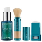 Colorescience Total Protection ZESTAW Ochrona przeciwsłoneczna w sztyfcie 18g + Puder ochronny w pędzlu ( kolor Fair ) 4,3 g + Żel oczyszczający 30 ml GRATIS