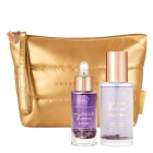 Crystallove Amethyst Skincare Duo ZESTAW Serum z ametystem 30 ml + Kojąca mgiełka do twarzy 100 ml + Kosmetyczka 1 szt