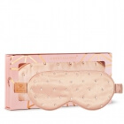 Crystallove Crystalized Silk Eye Mask Jedwabna opaska na oczy zdobiona kryształkami (kolor Rose Gold) 1 szt