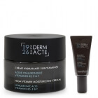 Derm Acte Vitamin Skin ZESTAW Multiwitaminowy krem 50 ml + Peptydowy krem na oczy i rzęsy 15 ml