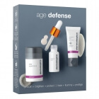 Dermalogica Age Defense ZESTAW Ochronny krem regenerujący z filtrem 12 ml + Rozjaśniające serum z witaminą C, 10 ml + Wysoce aktywny puder złuszczający 13 g