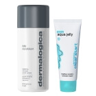 Dermalogica Daily Microfoliant + Cooling Aqua Jelly ZESTAW Enzymatyczny puder ryżowy 74 g + Lekki żel nawilżający do skóry tłustej 59 ml