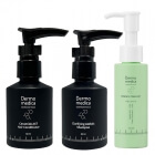 Dermomedica Azelaic Cleanser + Clarifying Azelaic Shampoo + Ceramide AXT Hair Conditioner ZESTAW Żel do mycia z kwasem azelainowym 60 ml + Szampon oczyszczający z kwasem azelainowym, migdałowym i piroktolaminą 60 ml + Ceramidowa odż