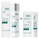 Dottore Kuracja Odbudowująca ZESTAW Krem na noc z witaminą A (retinol 0,1%) 50 ml + Krem pod oczy 15 ml