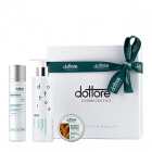 Dottore Normalizacja - Wersja Prezentowa ZESTAW Masło do twarzy i ciała 50 ml + Płyn micelarny dla skóry wrażliwej 200 ml + Intensywnie nawilżający krem z 5 % kwasem migdałowym 50