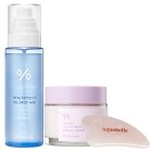 Dr Ceuracle Glow and Firming Set ZESTAW Rozświetlająca mgiełka olejowa 125 ml + Krem ujędrniający 75 g + Gua sha kwarc różowy 1 szt