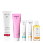 Dr Hauschka Clean Routine ZESTAW Balsam do mycia 75 ml + Płyn do demakijażu 75 ml + Krem pod prysznic 150 ml + Krem do ciała 145 ml + Pasta do zębów 75 ml