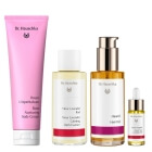 Dr Hauschka Oil Care ZESTAW Olejek do kąpieli 75 ml + Olejek do włosów i skóry głowy 75 ml + Olejek do paznokci 18 ml + Różany krem do ciała 145 ml