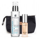 Dr Irena Eris Make-Up Removal + Silky Shine Illuminating Primer ZESTAW Płyn micelarny 200 ml + Rozświetlająca baza 30 ml + Kosmetyczka 1 szt