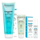 Elementre Clean And Regeneration ZESTAW Żel oczyszczający 250 ml + Żel peelingujący 75 ml + Krem regenerująco-nawilżający 50 ml