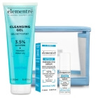 Elementre Eye Complete ZESTAW Żel oczyszczający 250 ml + Serum pod oczy 20 ml + Kosmetyczka 1 szt GRATIS