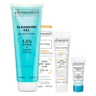 Elementre Favorite Set ZESTAW Żel oczyszczający 250 ml + Filtr mineralny SPF 50 (kolor Non Tinted) 50 ml + Krem odżywczy 15 ml