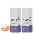 Environ Acne Skin Care ZESTAW Emulsja 60 ml + Roślinny olejek 60 ml + Szczotka do mycia twarzy 1 szt