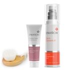 Environ Low Foam Cleansing Gel + Anti Pollution Masque + Bambusowa szczotka Topestetic ZESTAW Żel oczyszczający 200 ml + Maska 75 ml + Szczotka do mycia twarzy 1 szt