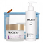 Ericson Laboratoire Aqua Source Lotion + Pro-Density Cream-Mask ZESTAW Tonik 200 ml + Krem-maska przywracająca gęstość skóry 50 ml + Kosmetyczka 1 szt