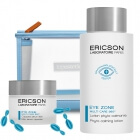 Ericson Laboratoire Eye Zone Phyto-Calming Lotion + Eye Zone Elixir Serum Capsules ZESTAW Tonik łagodzący do okolic oczu 125 ml + Kapsułki na zmęczone oczy 50 kaps. + Kosmetyczka 1 szt