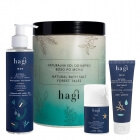 Hagi Ahoj Kapitanie Men Box 2 ZESTAW Żel do mycia twarzy 200 ml + Krem do twarzy 50 ml + Krem do rąk 50 ml + Sól do kąpieli 1300 g