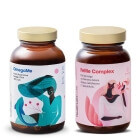 Health Labs Care FeMe Complex + OmegaMe ZESTAW Dla lepszego wchłaniania żelaza 60 kaps + Kwasy tłuszczowe Omega 3 EPA i DHA z ryb, 60 kaps.