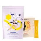 Health Labs Care GlowMe + ProteinMe ZESTAW Kolagen dla skóry spragnionej blasku ananas mango 30 saszetek + Białko WPC z enzymami trawiennymi (smak waniliowy) 472,5 g