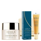 Herla 24k Gold Super Skin ZESTAW Krem przeciwzmarszczkowy 50 ml + Serum olejowe do ust 15 ml