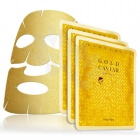 Holika Holika Prime Youth Gold Caviar Mask 3 Pack ZESTAW Maseczka bawełniana w płachcie z cząsteczkami złota 3 szt