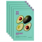 Holika Holika Pure Essence Mask Sheet - Avocado 5 Pack ZESTAW Maseczka bawełniana z ekstraktem z awokado 5 szt.