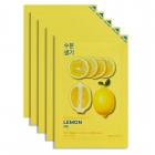 Holika Holika Pure Essence Mask Sheet - Lemon 5 Pack ZESTAW Maseczka bawełniana z ekstraktem z cytryny 5 szt.