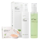Innoaesthetics Soft Cleanser + NMF Tonic + Cover-Age 3.0 SPF 50+ ZESTAW Delikatny żel do mycia twarzy 200 ml + Bezalkoholowy tonik nawilżający 200 ml + Podkład (Light) 12 g
