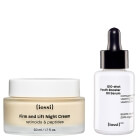 Iossi Q10 Shot Youth Booster Oil Serum + Firm and Lift Night Cream ZESTAW Serum olejowe z koenzymem Q10, wit. C i E, 30 ml + Liftingująco-ujędrniający krem na noc 50 ml