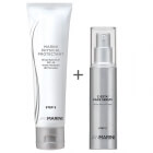 Jan Marini Codzienna Pielęgnacja Rozświetlająca ZESTAW Serum do twarzy z witaminą C i DMAE 30 ml + Krem ochronny koloryzujący, 57 g