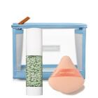Jane Iredale Dual-Sided Puff + HydroPure Color Correcting Serum + Kosmetyczka Topestetic ZESTAW Dwustronna gąbeczka 1 szt + Ultra-nawilżające, korygujące serum 30 ml + Kosmetyczka 1 szt
