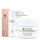 Janssen Cosmetics Balancing + Perfect Radiance ZESTAW Krem normalizujący na dzień 50 ml + Podkład do perfekcyjnego rozświetlenia skóry (Kolor 01) 30 ml