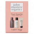 John Masters Organics Travel Essentials ZESTAW Szampon do każdego rodzaju włosów 60 ml + Odżywka do włosów normalnych 60 ml + Mleczko 30 ml