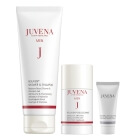 Juvena Fresh Start Trio ZESTAW Dezodorant 75 ml + Nawilżający booster szampon i żel pod prysznic 200 ml + Pianka oczyszczająca 30 ml