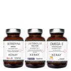 Kenay Wsparcie Układu Trawiennego i Metabolizmu ZESTAW Berberyna Rebersa 60 kaps + Lactobacillus Reuteri 60 kaps + Omega-3 60 kaps