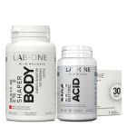 Lab One N°1 Shaper Body + N°1 ProBiotic + N°1 Butyric Acid ZESTAW Suplement diety 90 kaps. + ProBiotic suplement diety 30 kaps. + Suplement diety 60 kaps