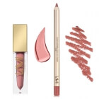 Lami Cosmetics Lip Kit IV ZESTAW Pomadka - Charming (08) 5 g + Konturówka (kolor Rose) 1 szt.
