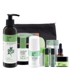 Make Me Bio Green Skin Care ZESTAW Płyn do twarzy 200 ml + Krem 60 ml + Dezodorant 50 ml + Serum 15 ml + Krem pod oczy 15 ml + Roller 2 x 10 ml + kosmetyczka 1 szt