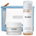 Medik8 C-Tetra Cream + Press & Glow ZESTAW Antyoksydacyjny krem z witaminą C 50 ml + Tonik z 5,5% glukonolaktonem 200 ml + Kosmetyczka