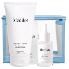 Medik8 Liquid Peptides + Cream Cleanse  ZESTAW Serum Peptydowe 30 ml + Krem do demakijażu 175 ml + Kosmetyczka  1 szt