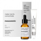 Mesoestetic Pielęgnacja Depigmentująco - Przeciwzmaszczkowa ZESTAW Intensywny koncentrat o działaniu depigmentującym na noc 30 ml + Krem na okolice oczu 15 ml